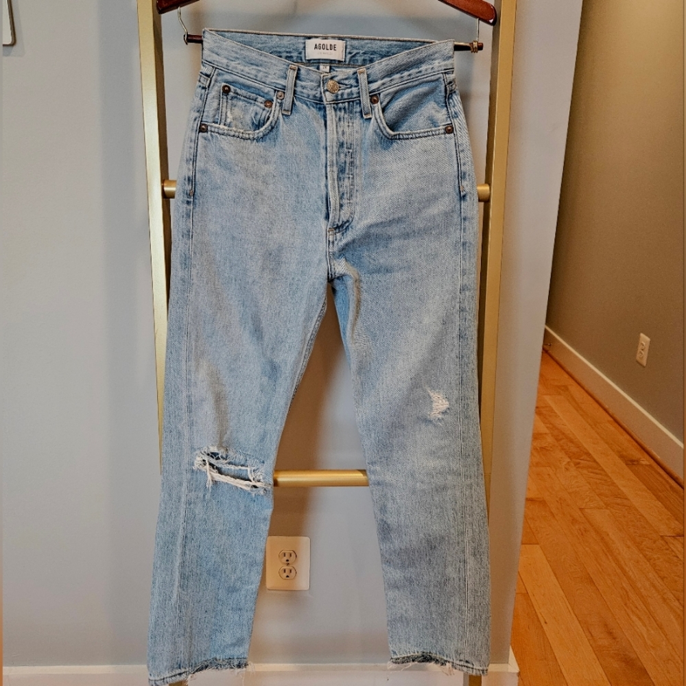 Agolde High Rise Riley Jean, Size 24 - Picture 2 of 8